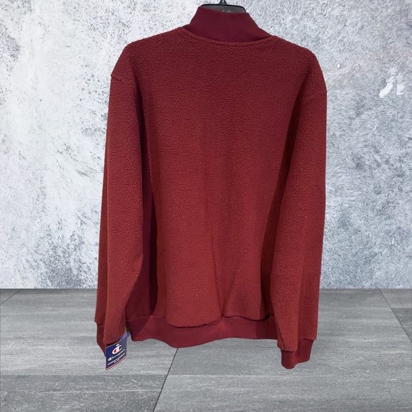 Champion Mens Athletic Heritage Sherpa Jacket Felt Block C Jacket. NWOT - Picture 5 of 7